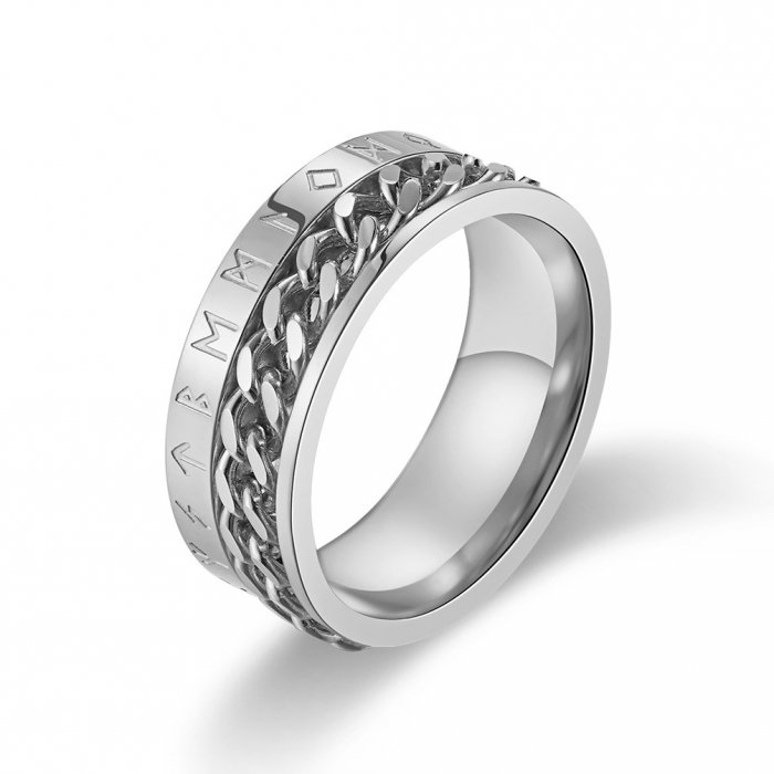 Inel inox antistres cu lant [1]