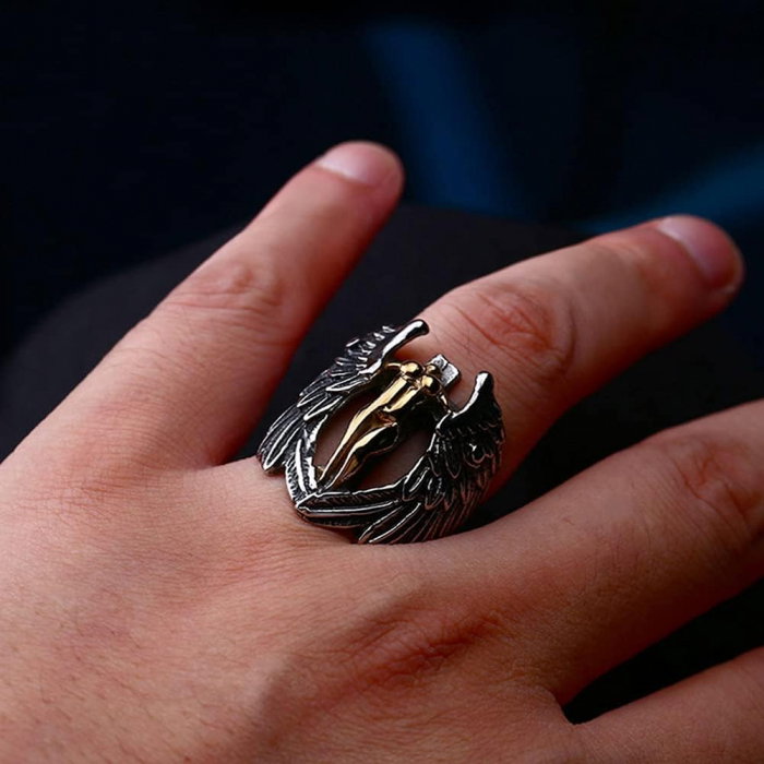 Inel inox cu inger ispititor [3]