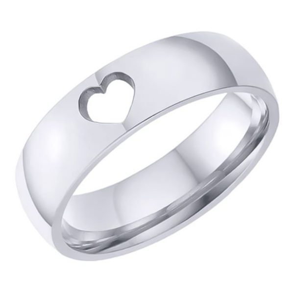 Inel inox cu inima decupata [8]