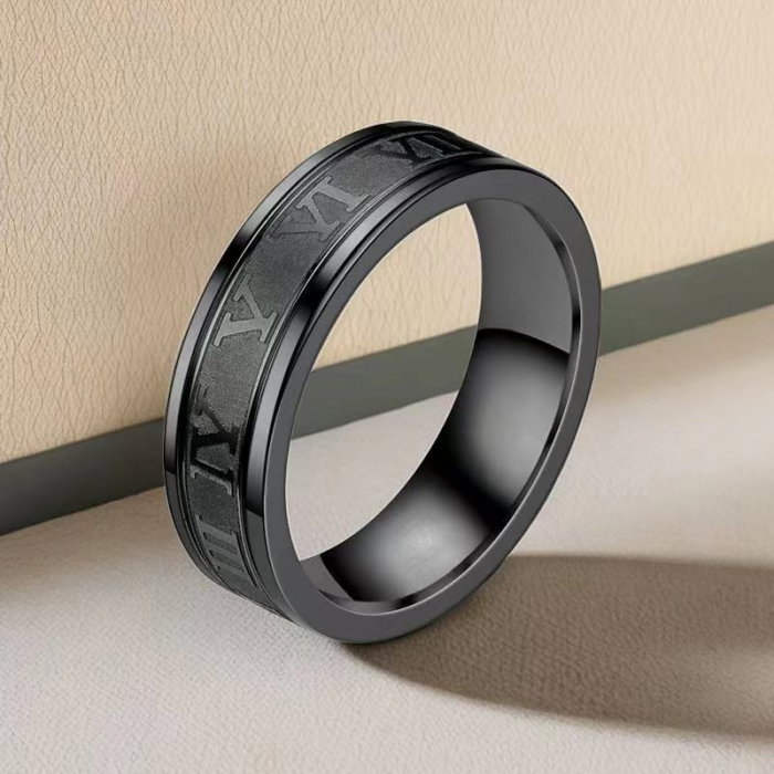 Inel inox cu numere romane [2]