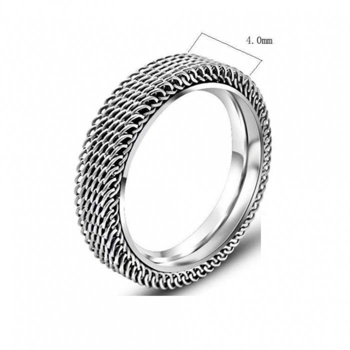 Inel inox cu plasa [2]