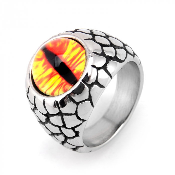 Inel inox ochi de dragon [1]