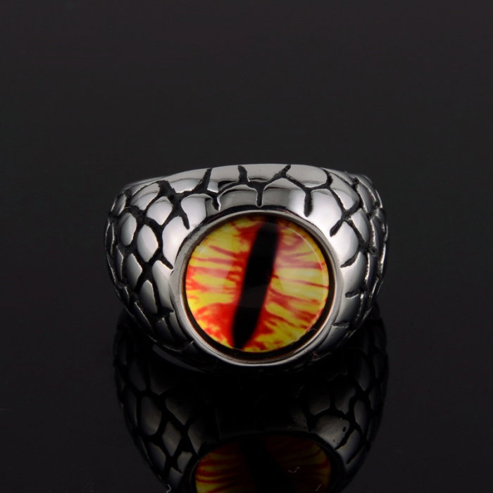 Inel inox ochi de dragon [2]
