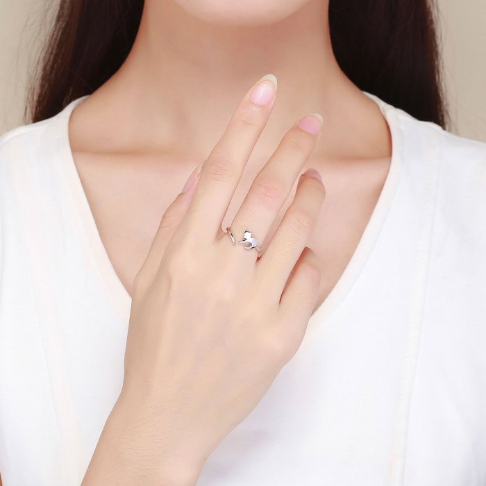 Inel reglabil argint 925 cu pisicuta - Be Nature IST0063 [5]