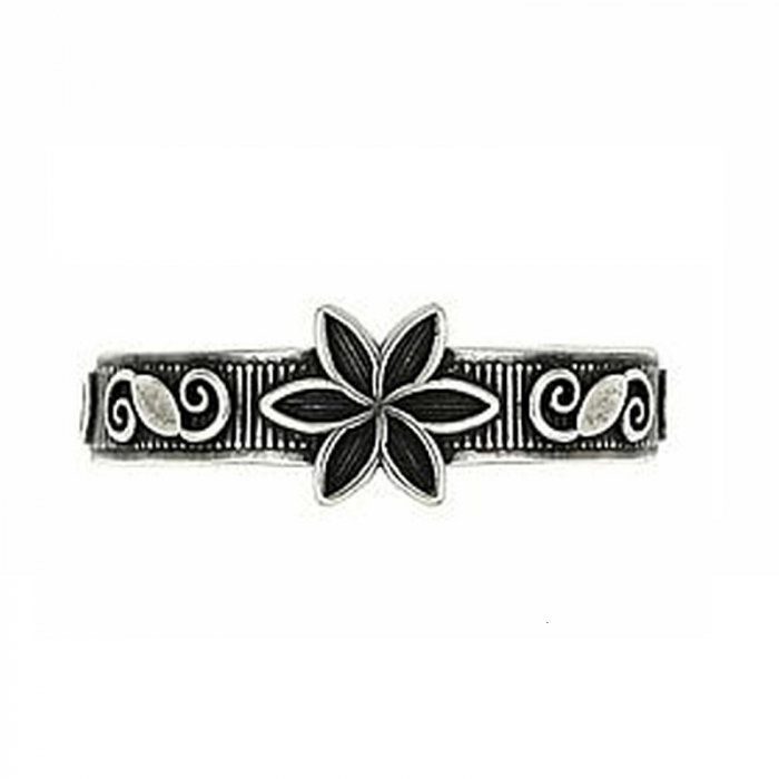 Inel reglabil floare din argint 925, pentru picior [1]