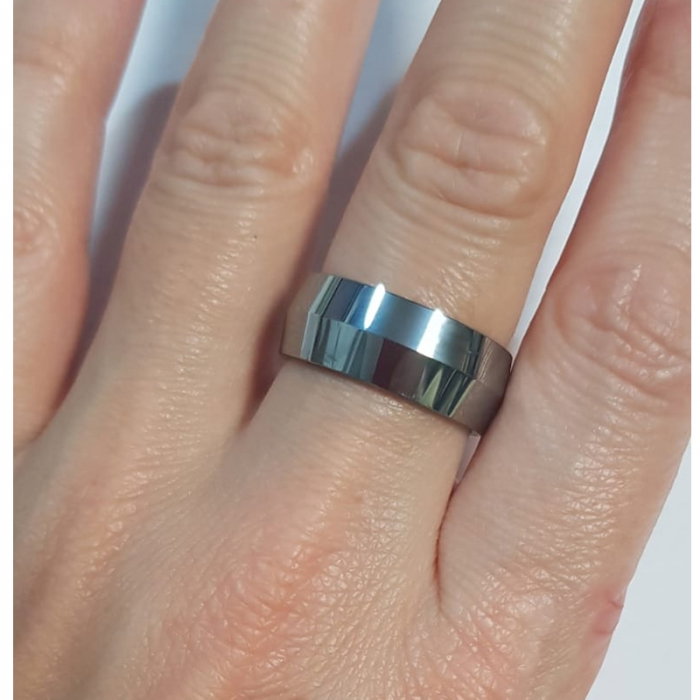 Inel tungsten stil verigheta [5]