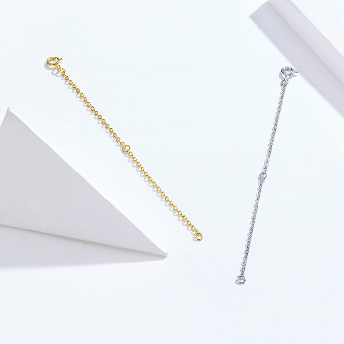 Extensie 10 cm lant argint placat cu aur [2]