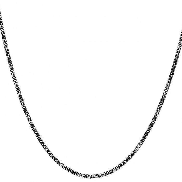 Lant argint 925 oxidat model Popcorn 45 cm - LTU0048 [1]
