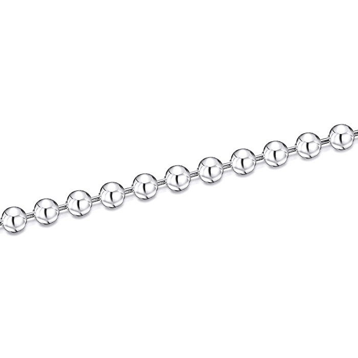 Lant argint 925 model militar 2,5 mm cu bilute army 80 cm [3]