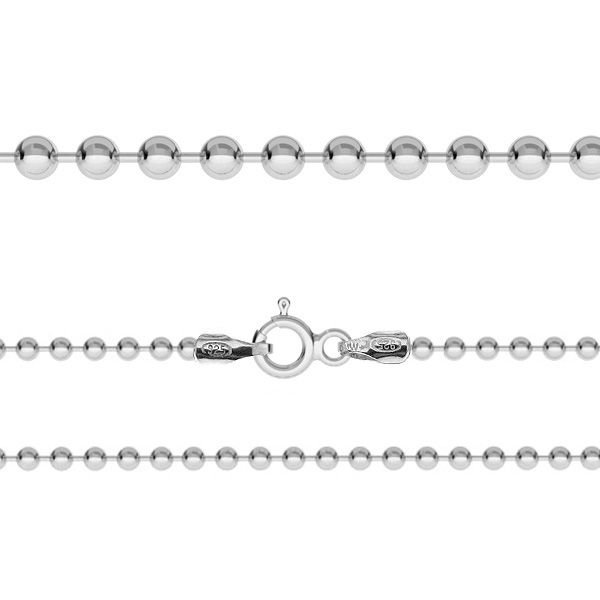 Lant argint 925 cu bilute 2,2 mm model militar 60 cm Strong Army [1]