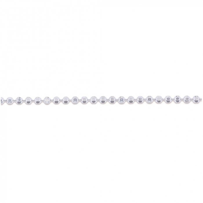 Lant argint 925 cu bilute model militar 50 cm si 1.8 mm latime [2]