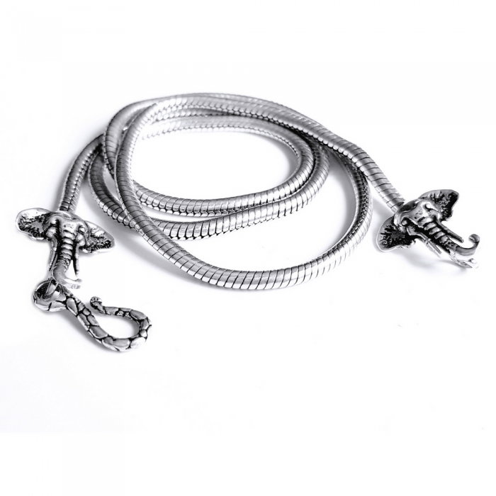 Lant argint 925 cu elefanti [4]