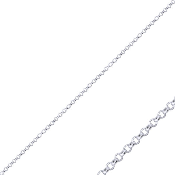 Lant zale rotunde argint 925 placat cu rodiu 70 cm - LTU0027 [1]
