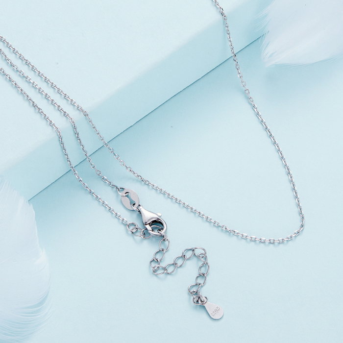 Lant argint ajustabil cu zale [7]