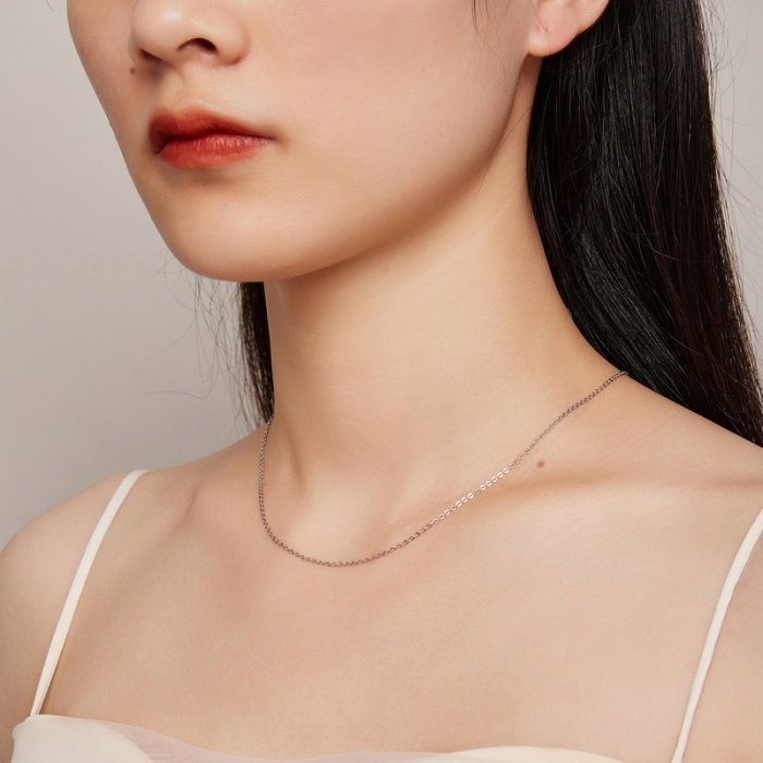 Lant argint ajustabil cu zale [6]