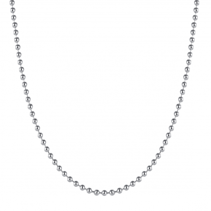 Lant argint cu bilute 3 mm, 75 cm [1]