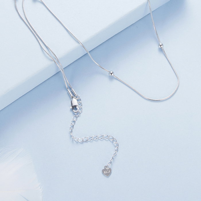 Lant argint cu bilute [6]