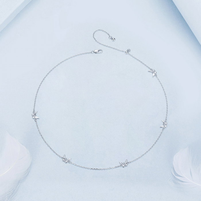 Lant argint cu fluturasi [6]