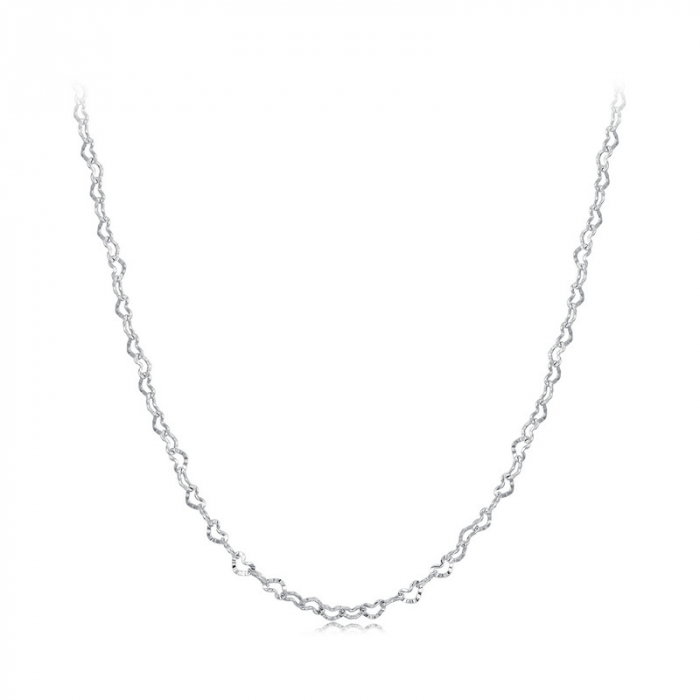 Lant argint cu inimioare [8]