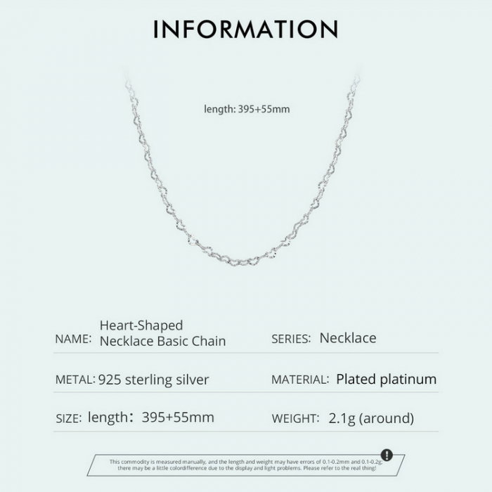 Lant argint cu inimioare [9]