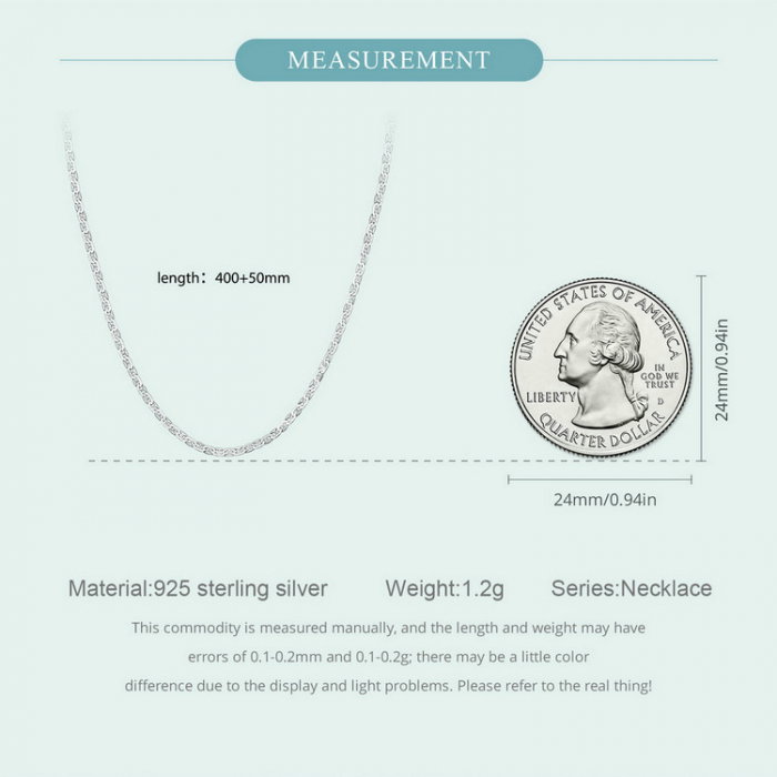 Lant argint cu zale ovale [12]