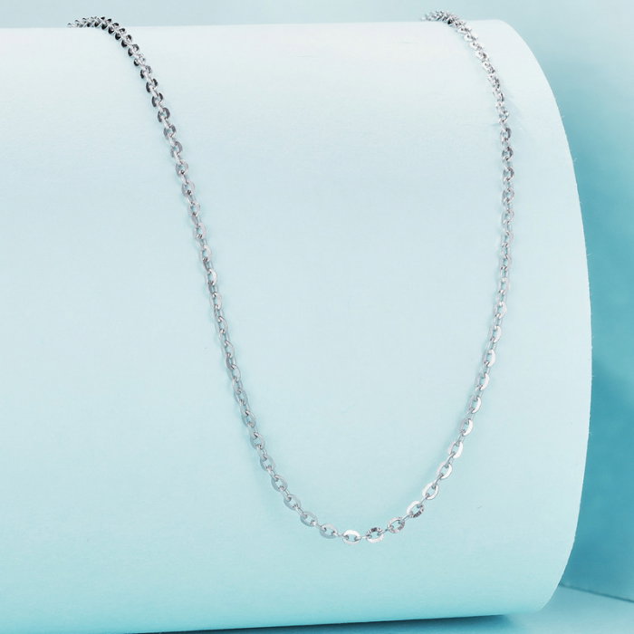 Lant argint cu zale ovale [7]