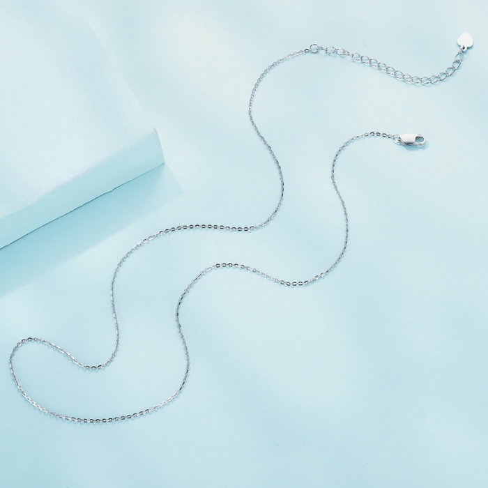 Lant argint cu zale ovale [3]