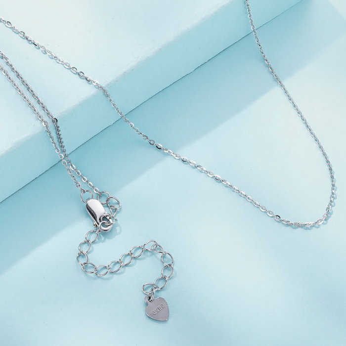 Lant argint cu zale ovale [6]