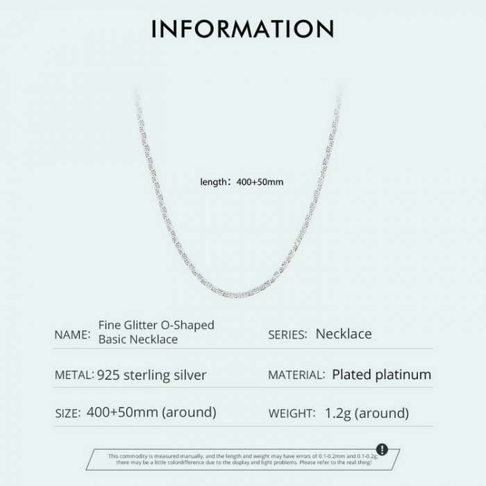 Lant argint cu zale ovale [11]