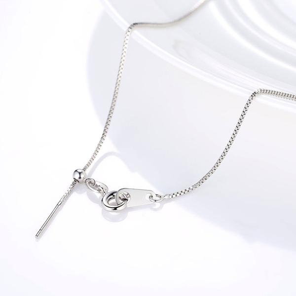 Lant argint reglabil model cubic [2]