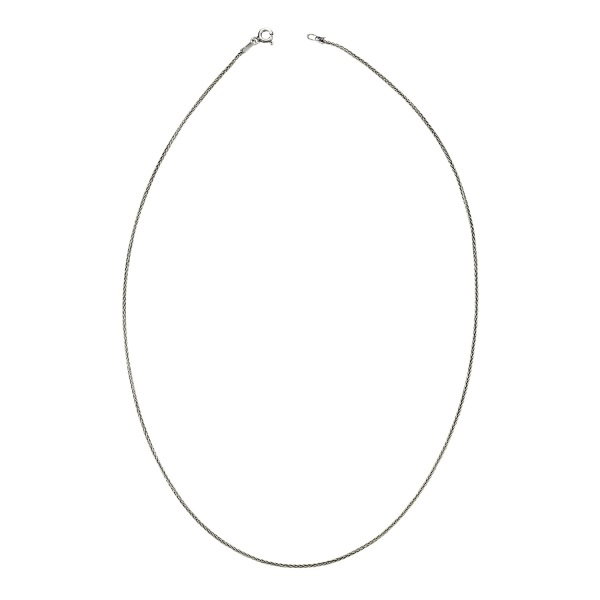 Lant argint spic de grau 70 cm [4]