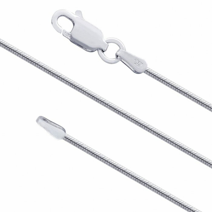 Lant argint tip sarpe de 55 cm si 1,5 mm grosime [1]
