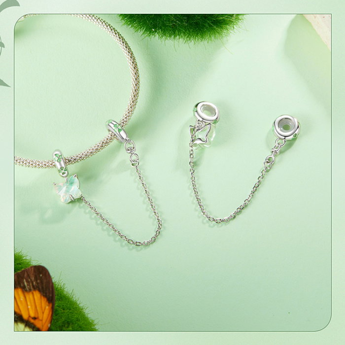 Lant de siguranta bratara cu fluturas [14]