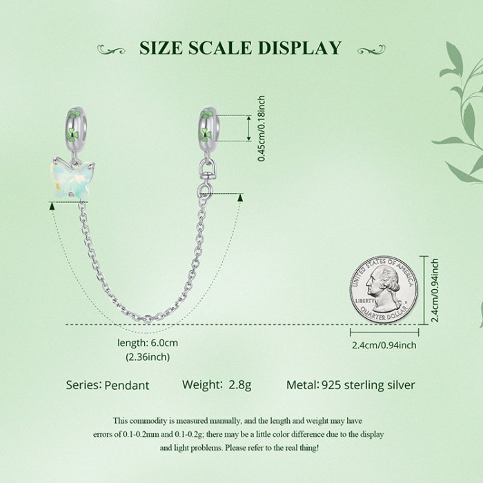 Lant de siguranta bratara cu fluturas [9]