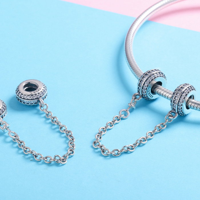 Lant de siguranta bratara din argint [2]