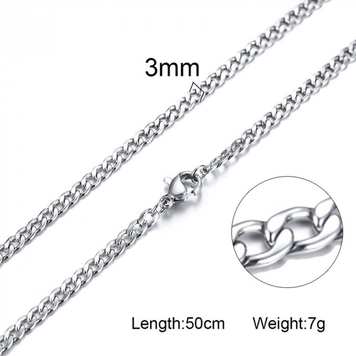 Lant inox 3 mm, 50 cm [3]