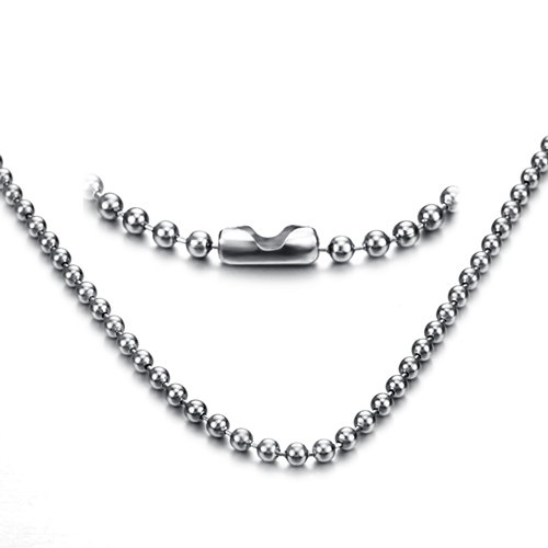 Lant inox argintiu 2 mm x 55 cm [1]