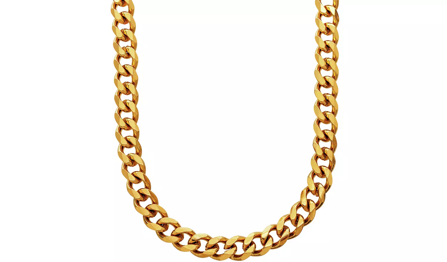 Lant inox cubanez auriu de 5 mm [15]