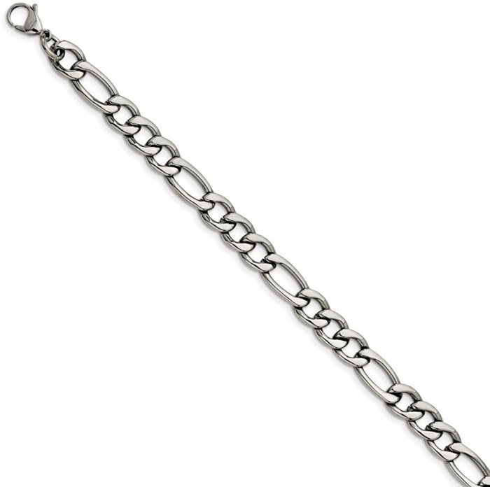 Lant inox Figaro argintiu de 5 mm [2]