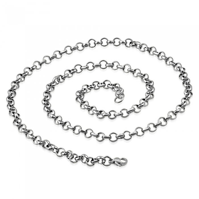 Lant inox cu zale rotunde 60 cm lungime si 4 mm LSL0021 [2]