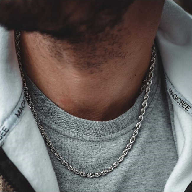 Lant inox tip franghie de 5 mm [9]