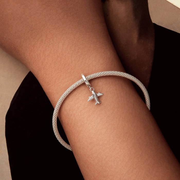 Pandantiv argint Avion – charm de calatorie [2]