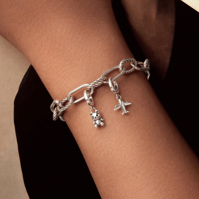 Pandantiv argint Avion – charm de calatorie [13]