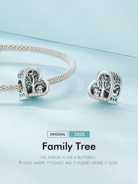 Pandantiv argint casuta cu copacul vietii [14]