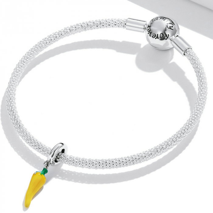 Pandantiv argint ardei iute rosu [5]