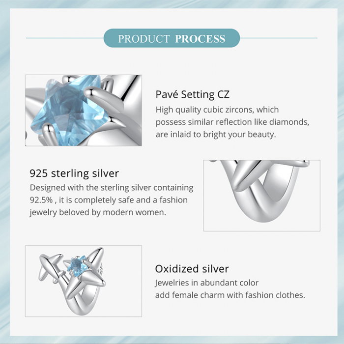 Pandantiv argint Avion si Stea [9]