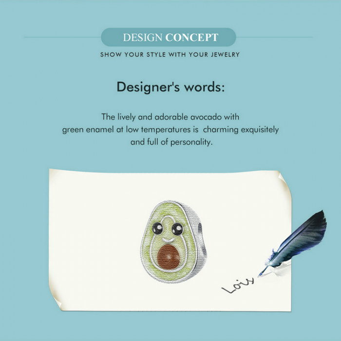 Pandantiv argint Avocado [11]