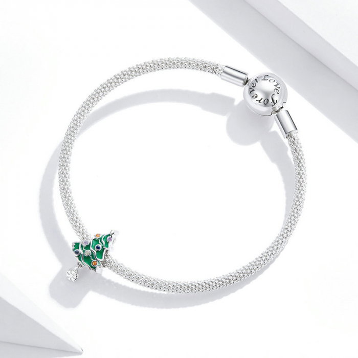 Pandantiv argint brad de craciun [3]