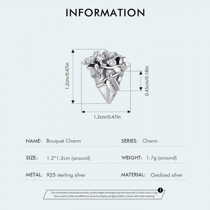 Pandantiv argint Buchet de Flori [7]