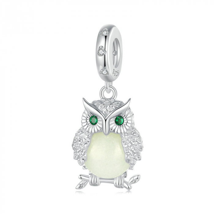 Pandantiv argint  bufnita luminoasa [1]